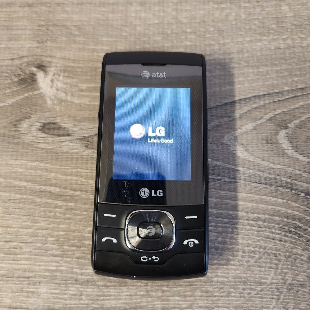 LG GU295 AT&T Cellular 3G Slider Push To‎ Talk Cellular Mobile Phone Black